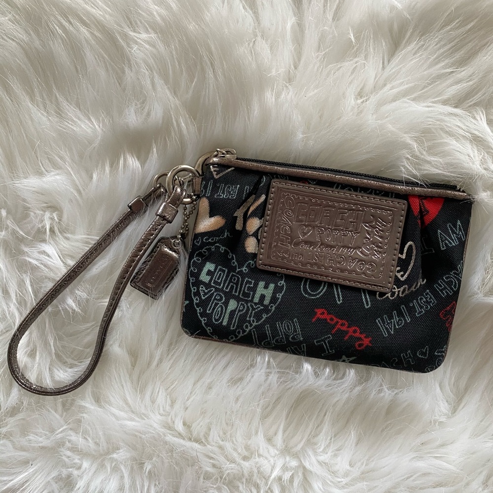 Coach Poppy Wristlet